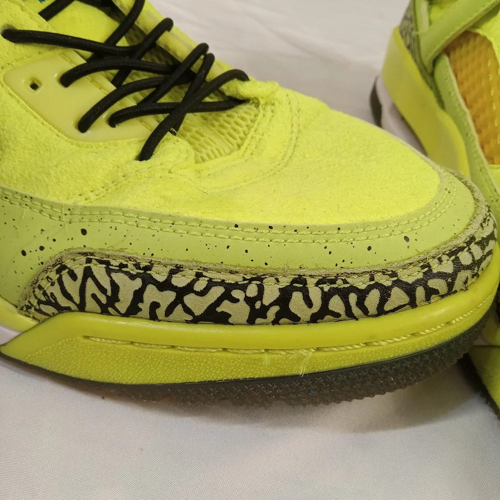 Nike Men's Air Jordan Spizike BHM Green Neón  Size 10